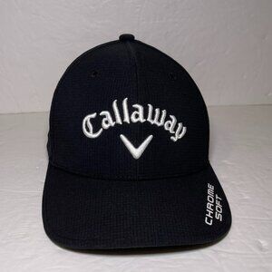 NWT Callaway Mens TA Performance Pro Hat Adjustable Snapback Tour Golf Cap Black
